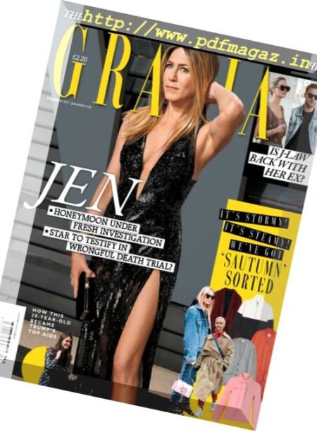 Grazia UK – 4 September 2017 Cover