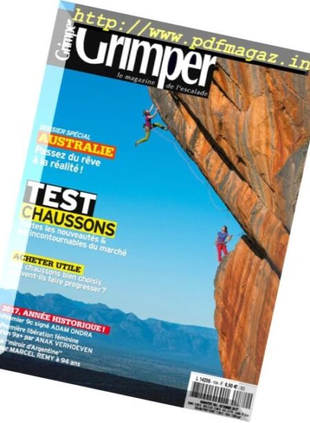 Grimper Magazine – Octobre 2017 Cover
