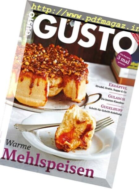Gusto – Oktober 2017 Cover