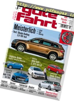 Gute Fahrt – Mai 2017