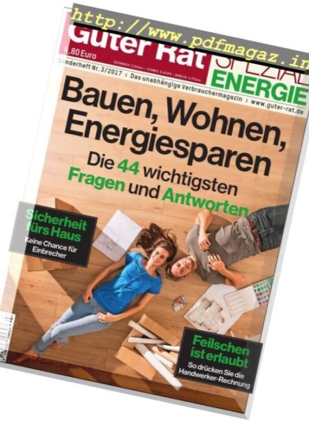 Guter Rat Sonderhefte – August 2017 Cover