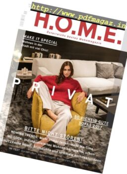 H.O.M.E. Osterreich – August 2017