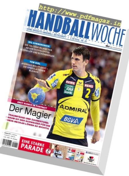 Handballwoche – 10 Oktober 2017 Cover