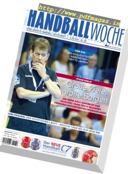 Handballwoche – 26 September 2017 Cover