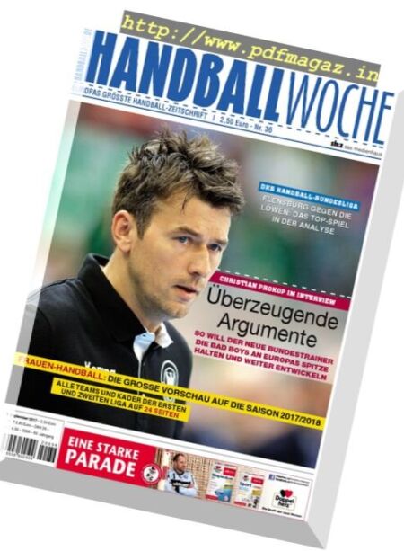 Handballwoche – 5 September 2017 Cover
