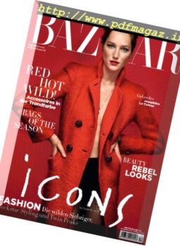 Harper’s Bazaar Germany – September 2017