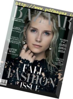 Harper’s Bazaar India – September 2017