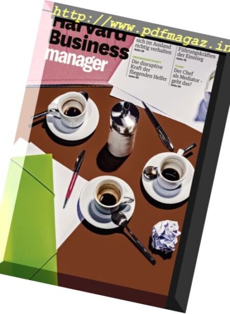 Harvard Business Manager – Oktober 2017 Cover