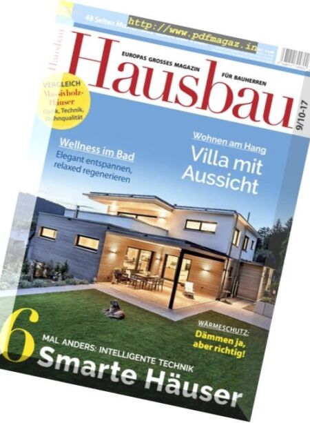 Hausbau – September-Oktober 2017 Cover