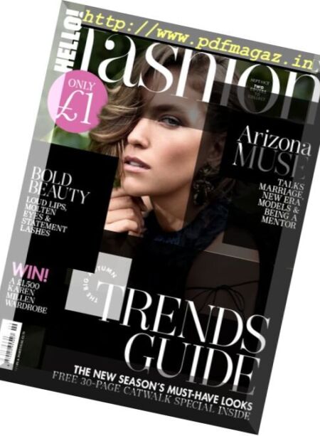 Hello! Fashion Monthly – September-October 2017 Cover