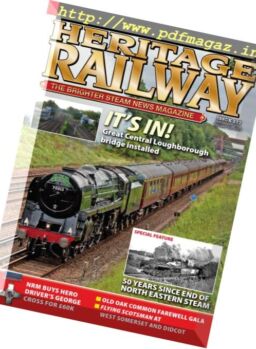 Heritage Railway – 22 September – 19 October 2017
