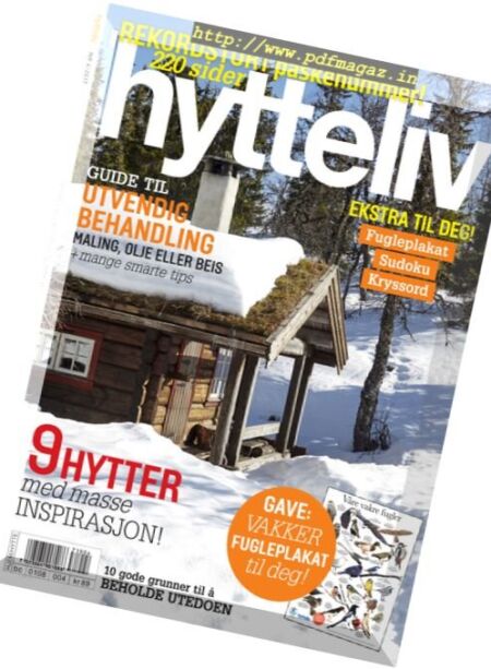 Hytteliv – april 2017 Cover