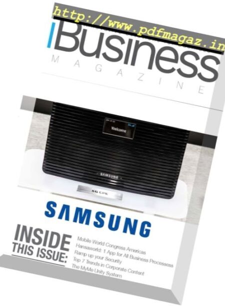 I.business – Issue 39, 2017 Cover