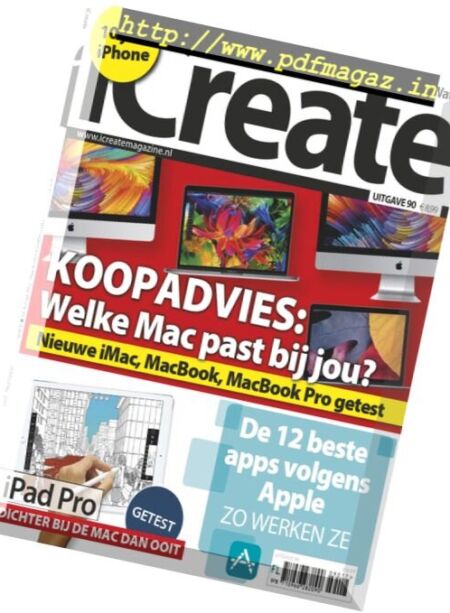 iCreate Netherlands – Uitgave 90 2017 Cover
