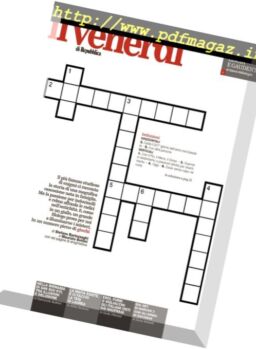 il Venerdi di Repubblica – 11 Agosto 2017