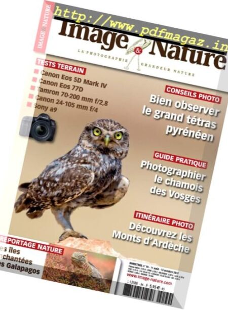 Image & Nature – Aout-Octobre 2017 Cover