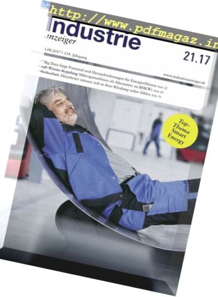 Industrie Anzeiger – Nr.21, 2017 Cover