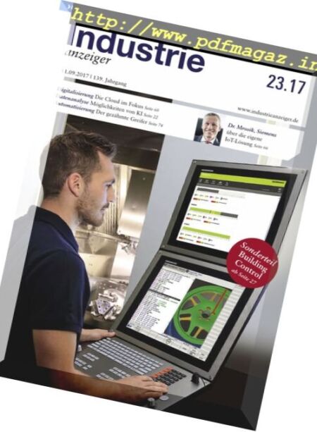 Industrie Anzeiger – Nr.23 2017 Cover