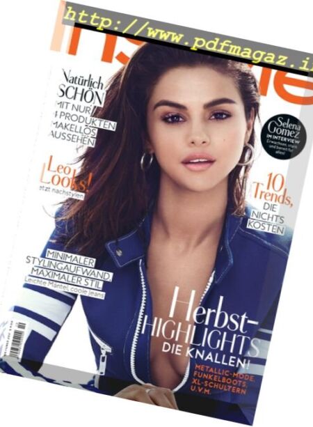 InStyle Germany – Oktober 2017 Cover
