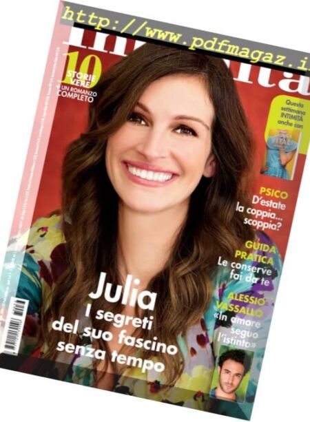 Intimita – 23 Agosto 2017 Cover
