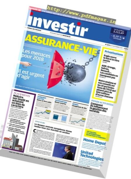 Investir – 9 Septembre 2017 Cover