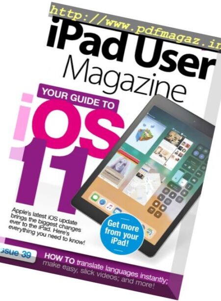 iPad User Magazine – Issue 39, 2017 Cover