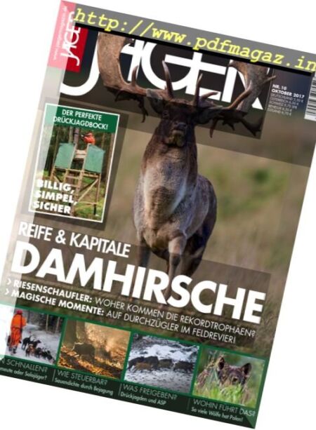 Jager – Oktober 2017 Cover