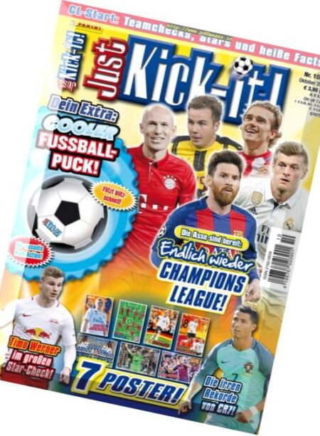 Just Kick-it! – Oktober 2017 Cover