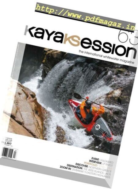 Kayak Session Magazine – Fall 2017 Cover