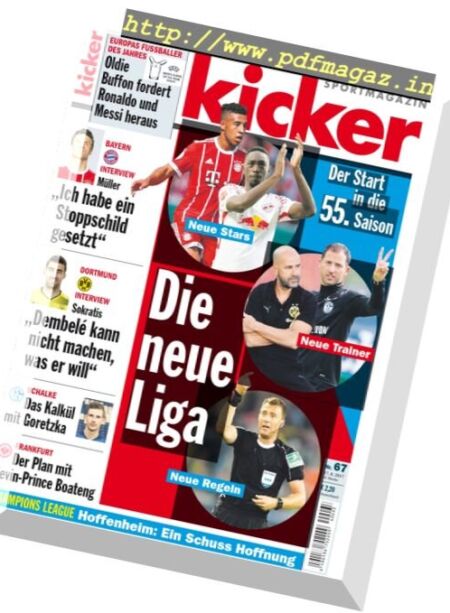 Kicker – 17 August 2017 Cover