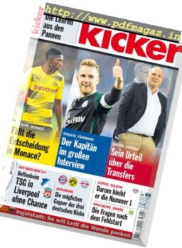 Kicker – 24 August 2017
