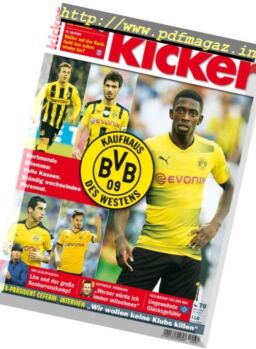 Kicker – 28 August 2017