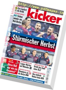 Kicker – 28 September 2017