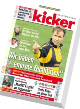 Kicker – 3 August 2017
