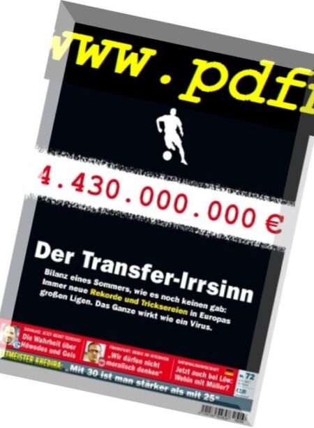 Kicker – 4 September 2017 Cover