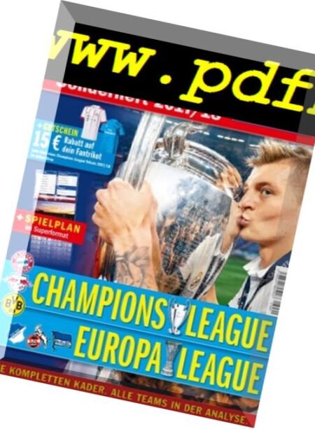 Kicker Sonderheft – Champions League – 2017 Cover