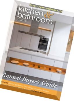 Kitchen & Bathroom Journal – August 2017