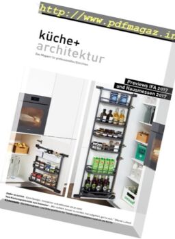 Kuche + Architektur – Nr. 4 2017
