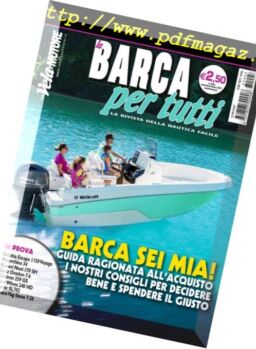 La Barca per Tutti – Settembre-Ottobre 2017