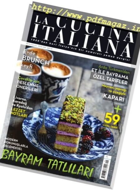 La Cucina Italiana Turkey – Eylul 2017 Cover