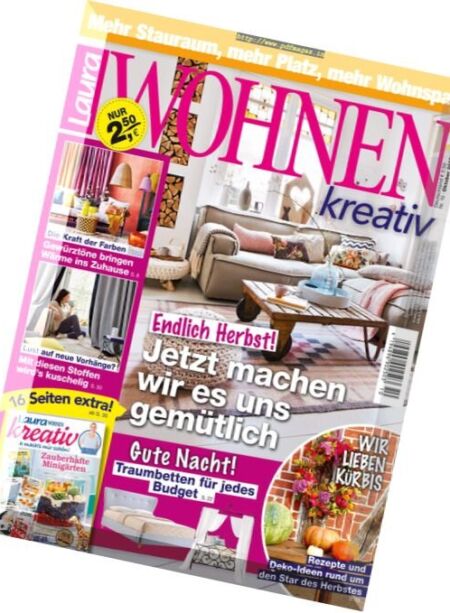 Laura Wohnen Kreativ – Oktober 2017 Cover