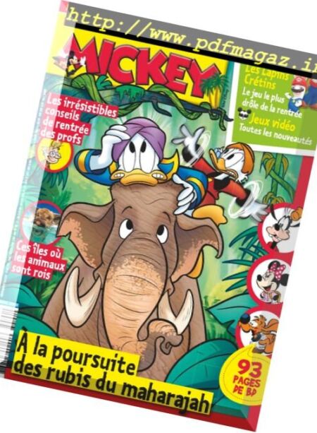 Le Journal de Mickey – 23 Aout 2017 Cover
