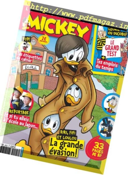 Le Journal de Mickey – 6 Septembre 2017 Cover
