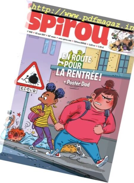 Le Journal de Spirou – 30 Aout 2017 Cover