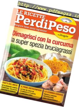 Le Ricette PerdiPeso – Settembre 2017