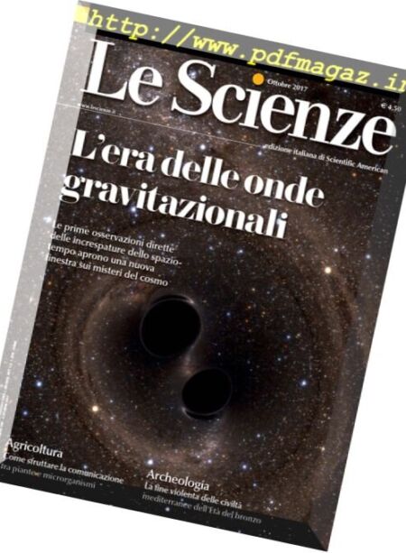 Le Scienze – Ottobre 2017 Cover