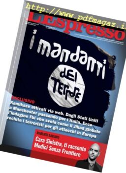 L’Espresso – 13 Agosto 2017