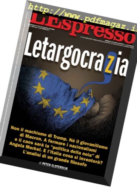 L’Espresso – 17 Settembre 2017 Cover