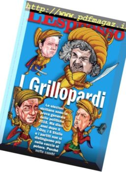 L’Espresso – 3 Settembre 2017