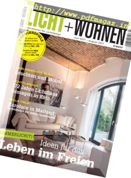 Licht und Wohnen – Juni-August 2017 Cover
